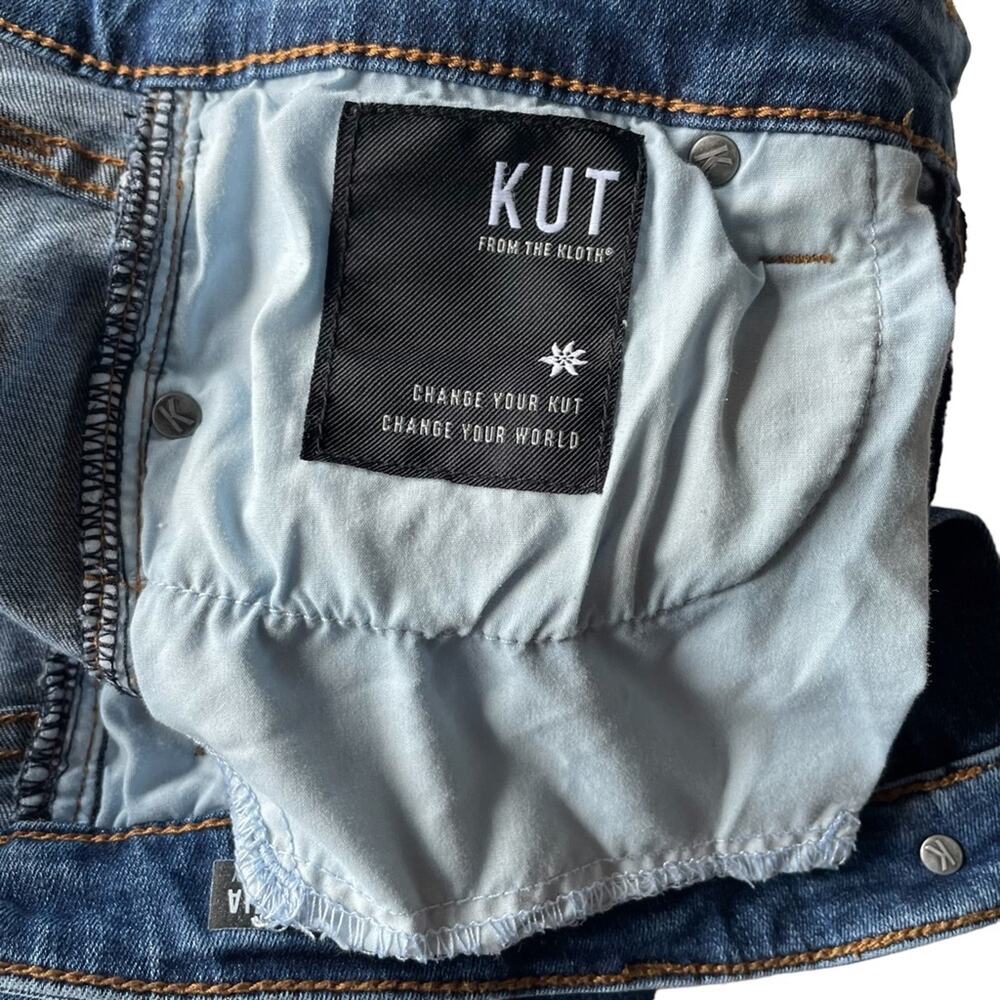 Women's KUT From The Kloth Mia Toothpick Skinny Distressed Denim Ripped Jean 6 - Picture 8 of 13
